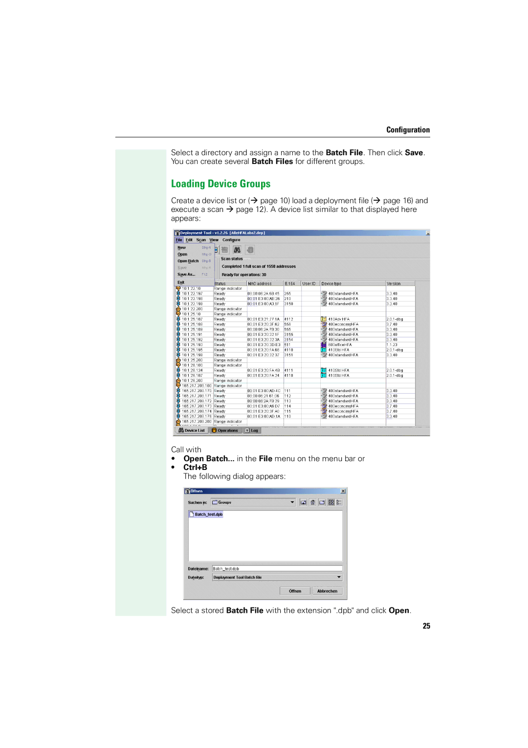 Siemens V1.2.33 manual Loading Device Groups 