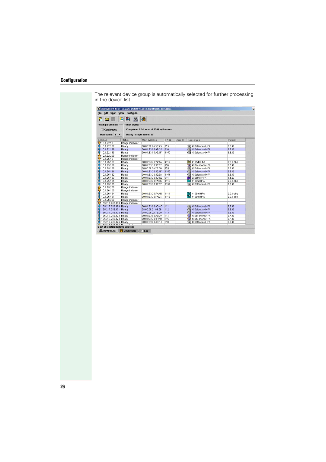 Siemens V1.2.33 manual Configuration 