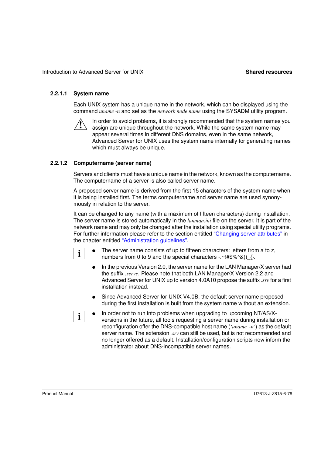 Siemens V4.0 manual System name, Computername server name 