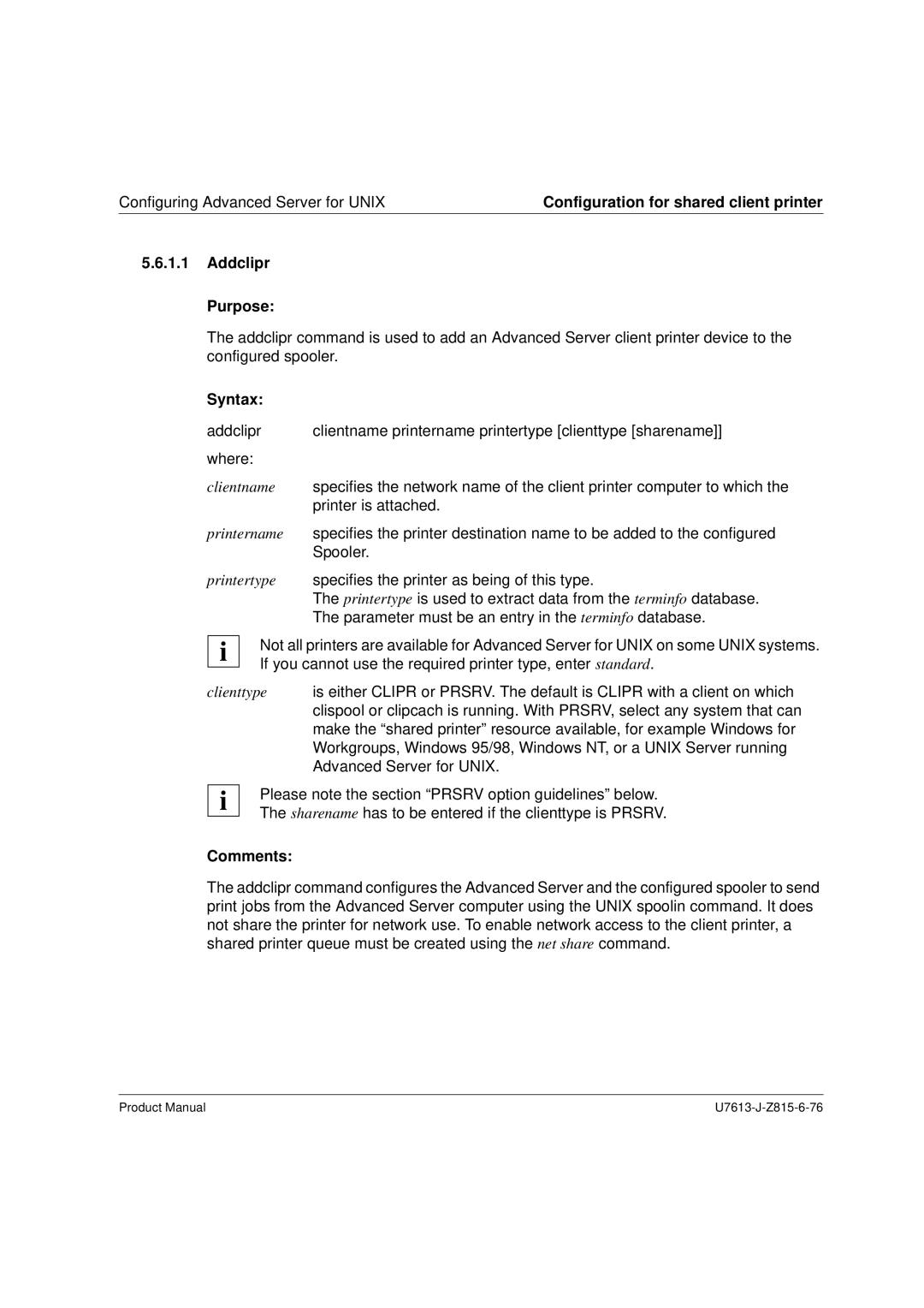 Siemens V4.0 manual Addclipr Purpose, Syntax 