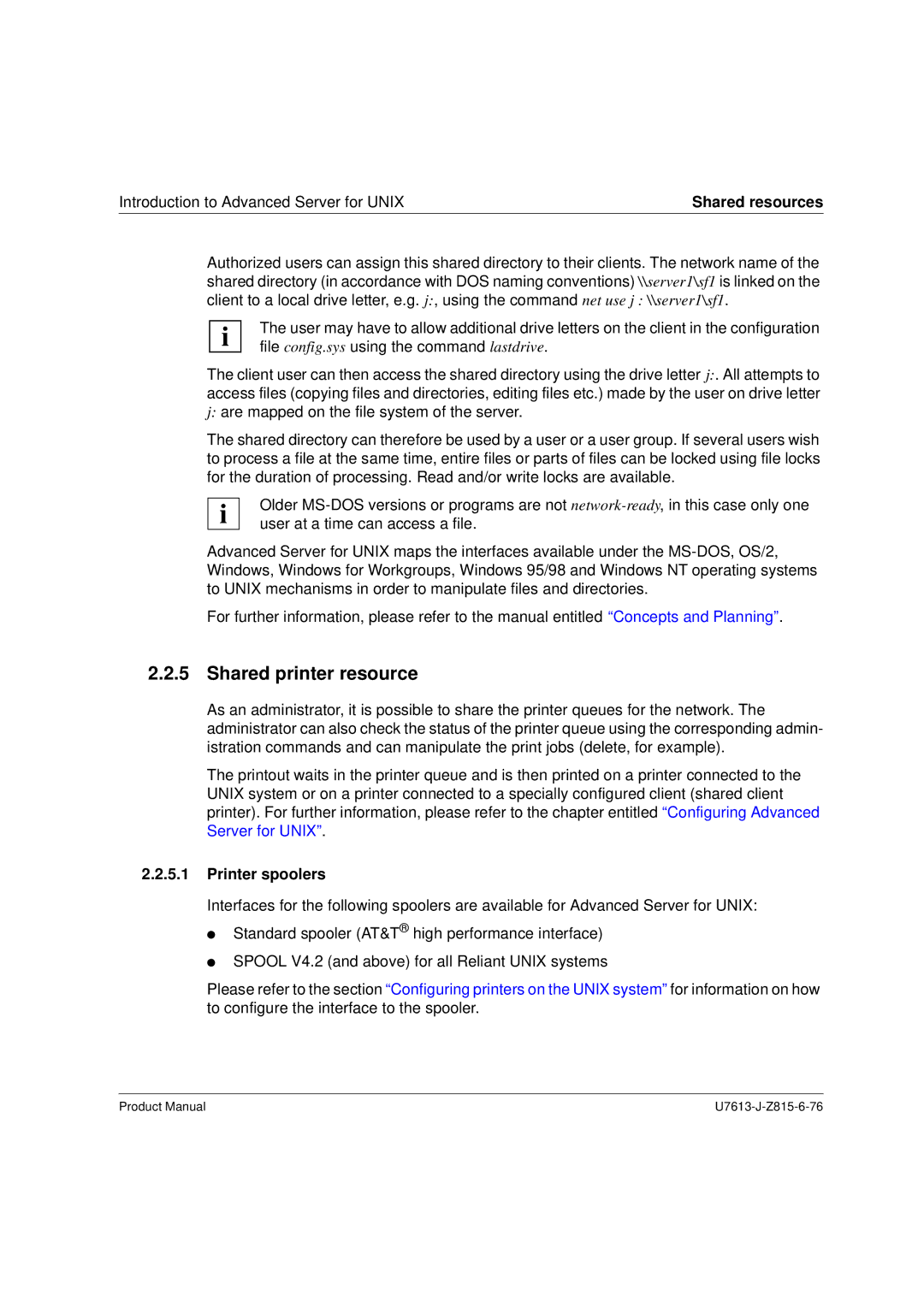 Siemens V4.0 manual Shared printer resource, Printer spoolers 