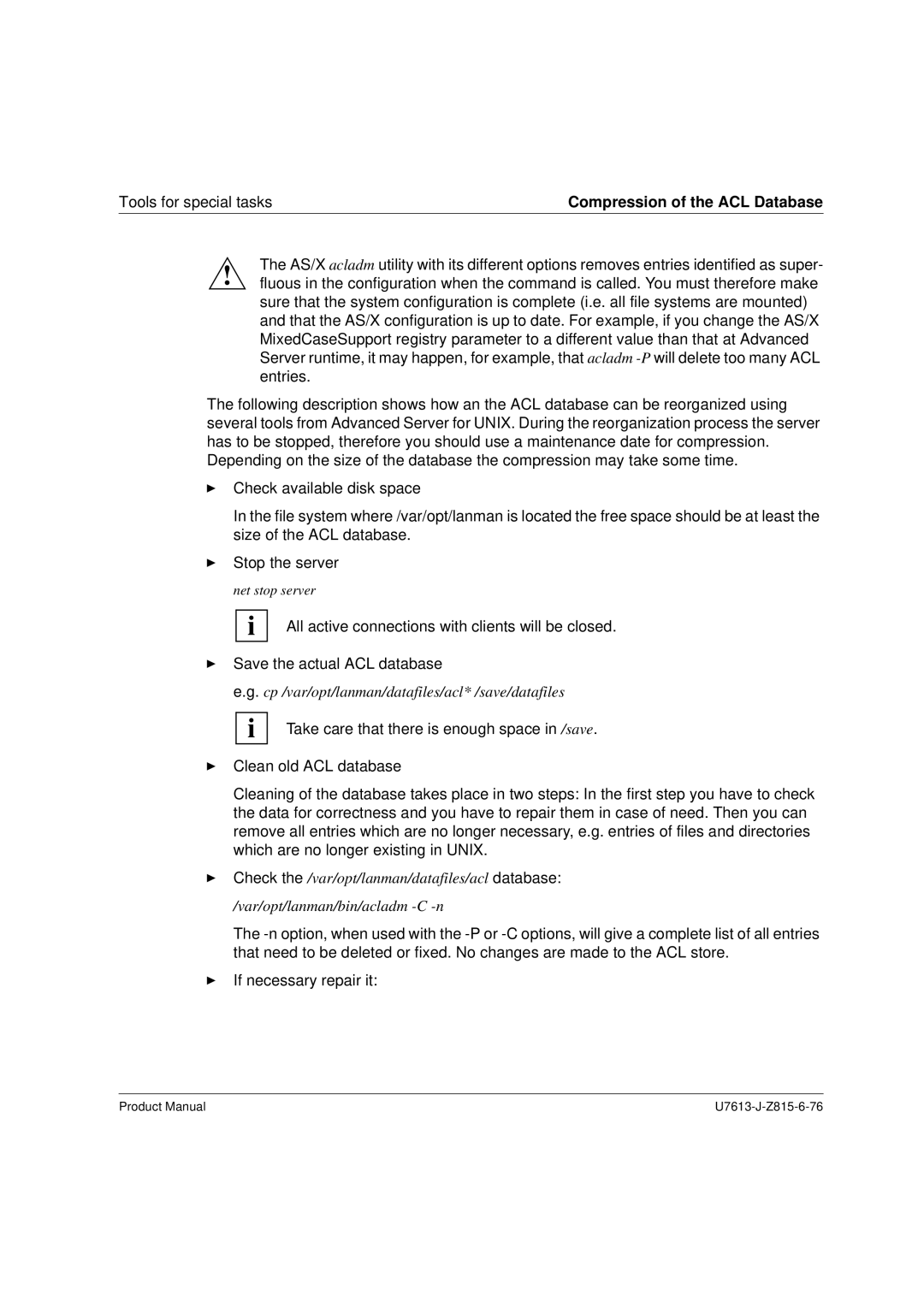 Siemens V4.0 manual Cp /var/opt/lanman/datafiles/acl* /save/datafiles 