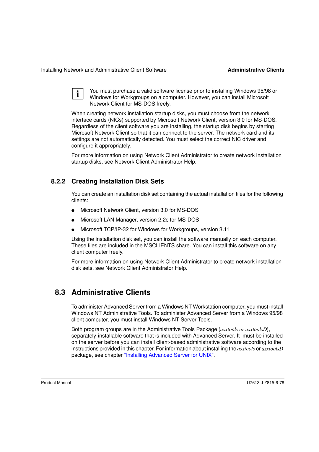 Siemens V4.0 manual Administrative Clients, Creating Installation Disk Sets 