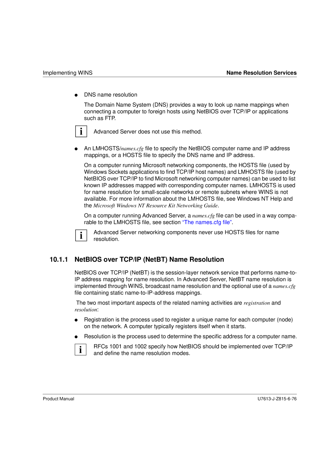 Siemens V4.0 manual NetBIOS over TCP/IP NetBT Name Resolution 