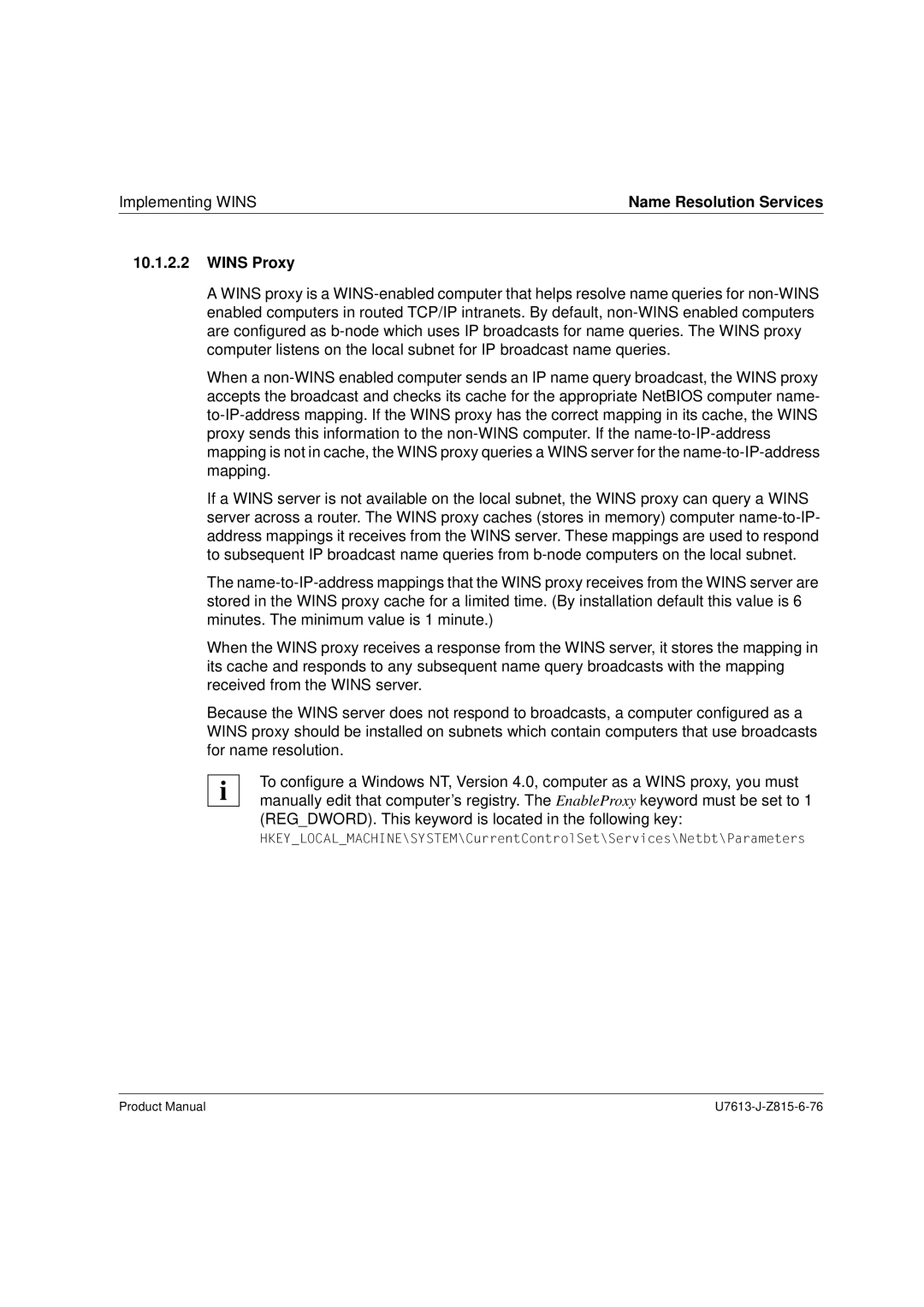 Siemens V4.0 manual Wins Proxy 