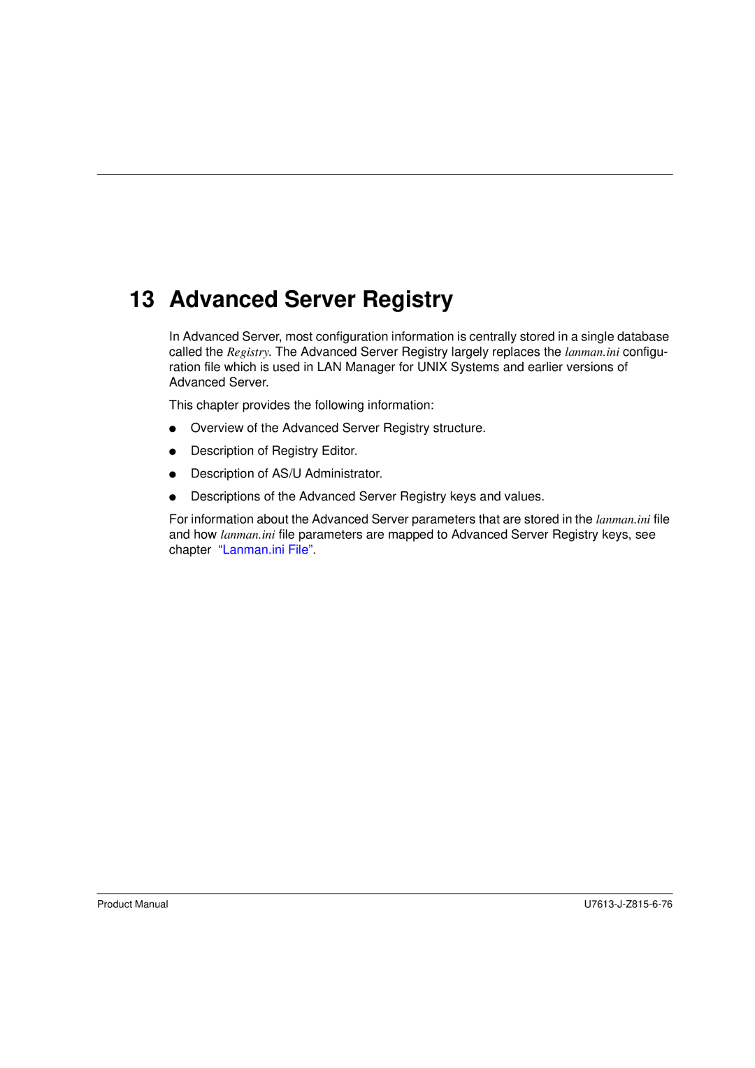 Siemens V4.0 manual Advanced Server Registry 