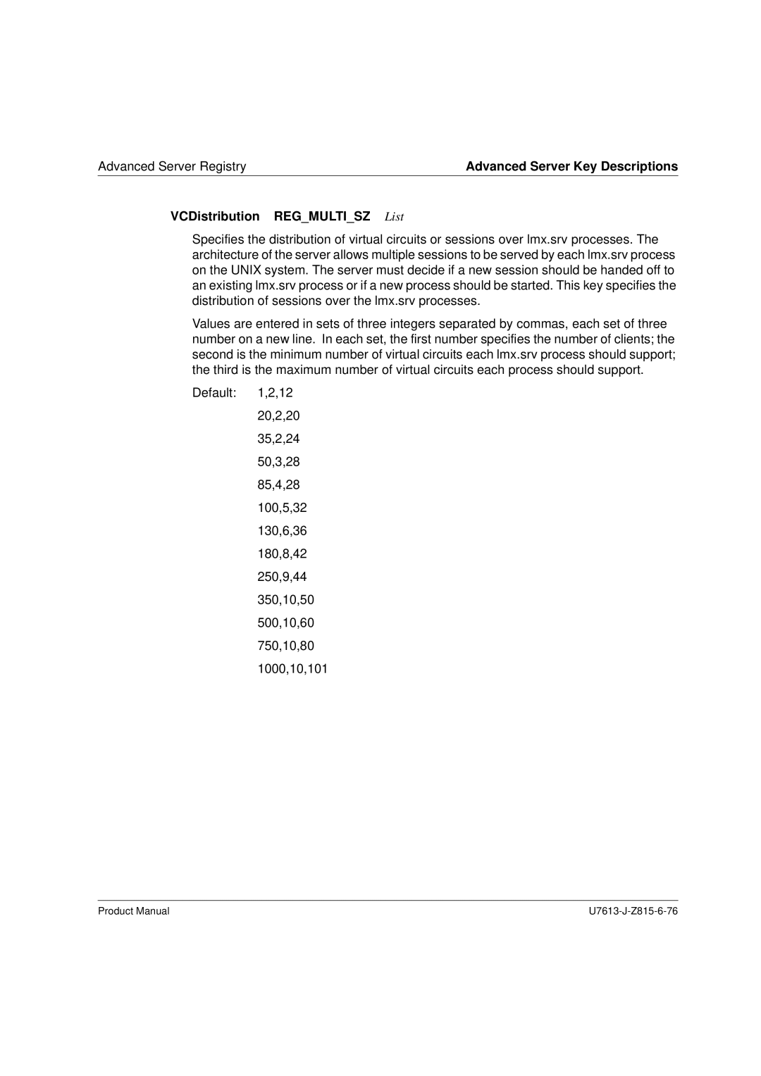 Siemens V4.0 manual VCDistribution Regmultisz List 