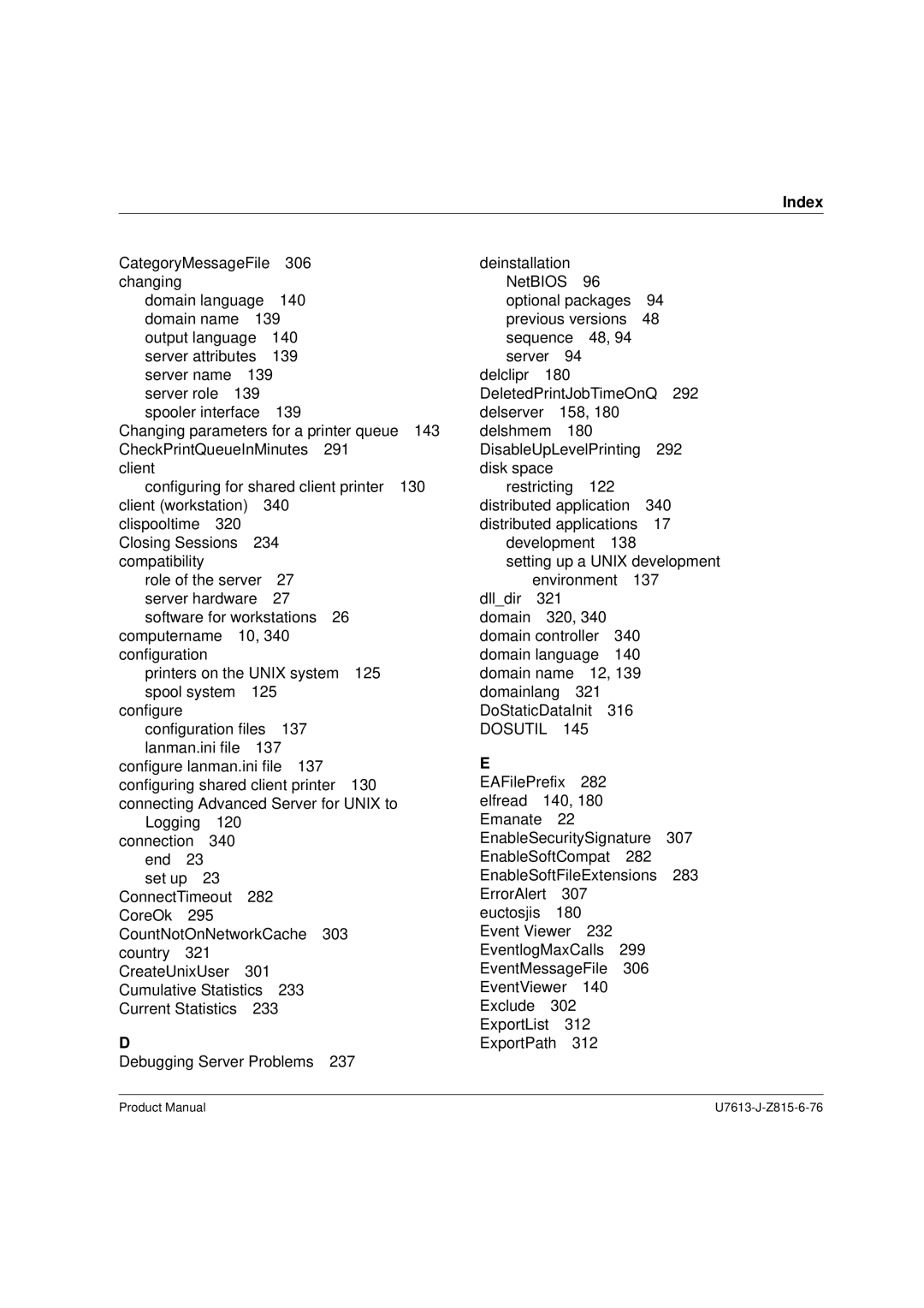 Siemens V4.0 manual Index, Dosutil 