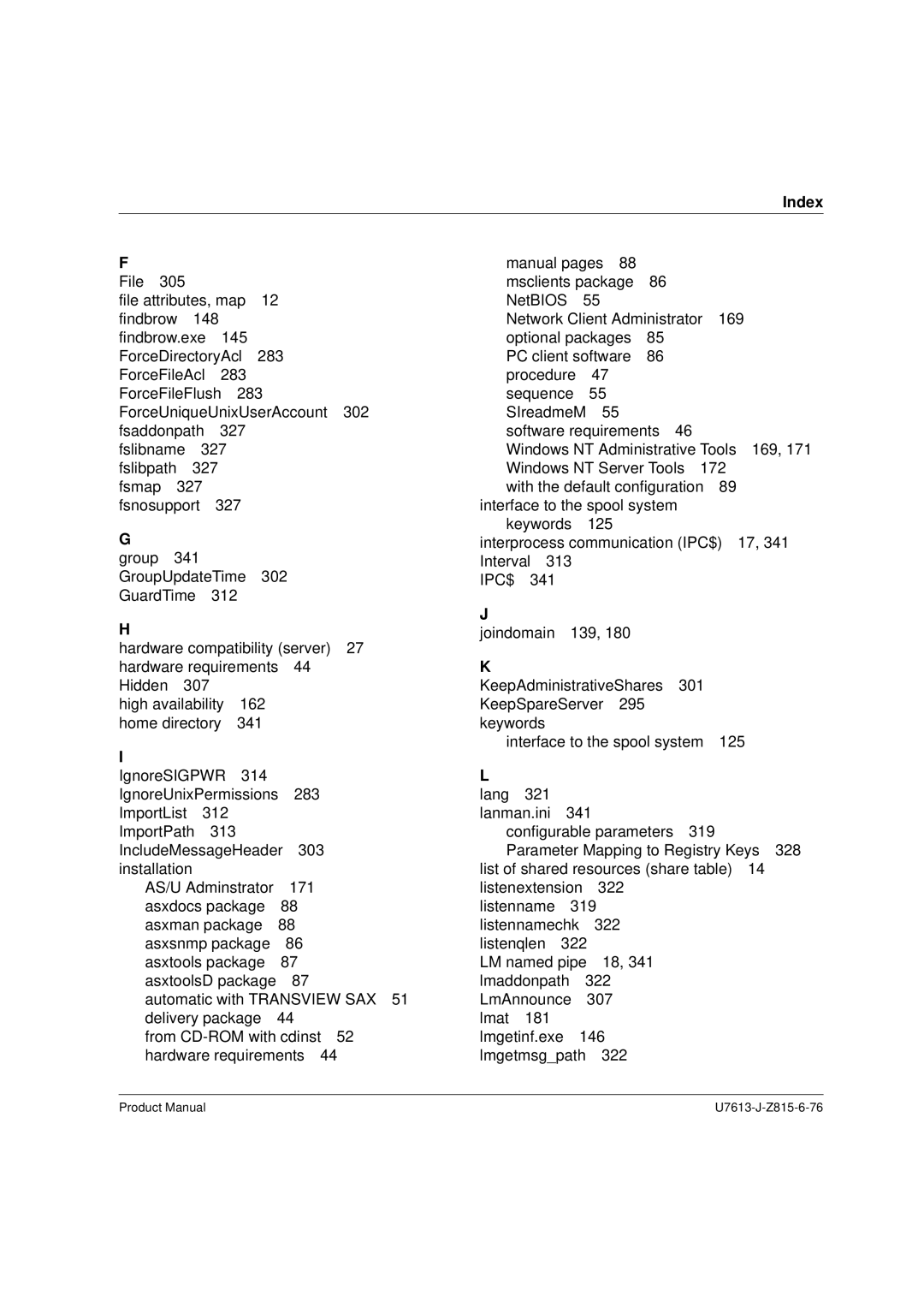 Siemens V4.0 manual Index 