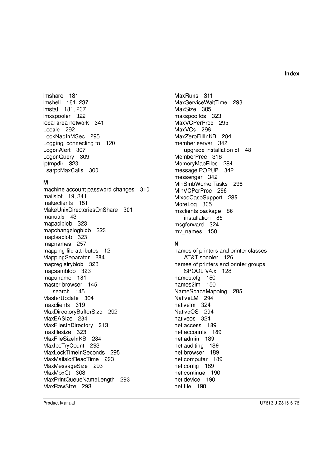 Siemens V4.0 manual Index 