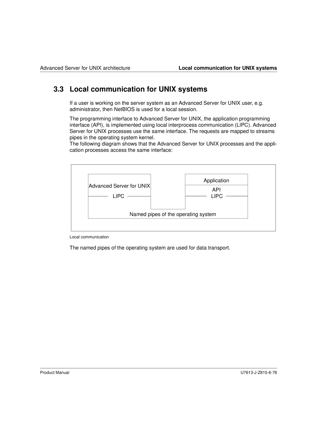 Siemens V4.0 manual Local communication for Unix systems 