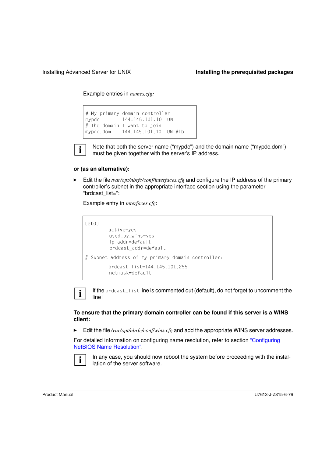 Siemens V4.0 manual Example entries in names.cfg, Or as an alternative 