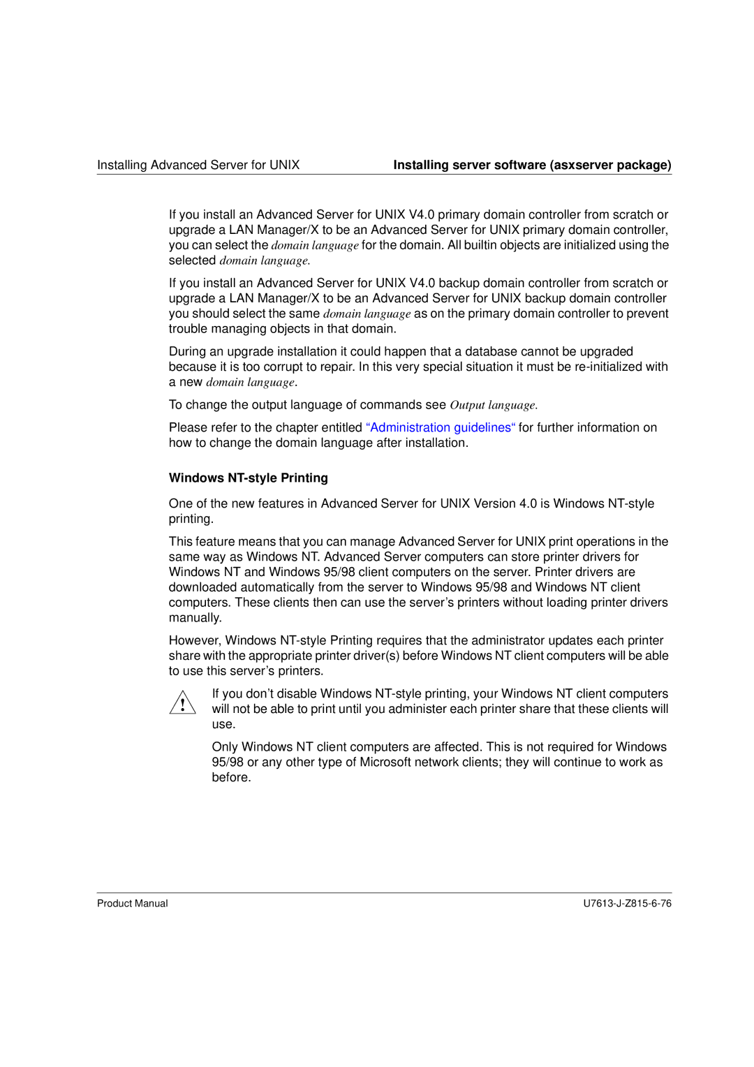 Siemens V4.0 manual Windows NT-style Printing 