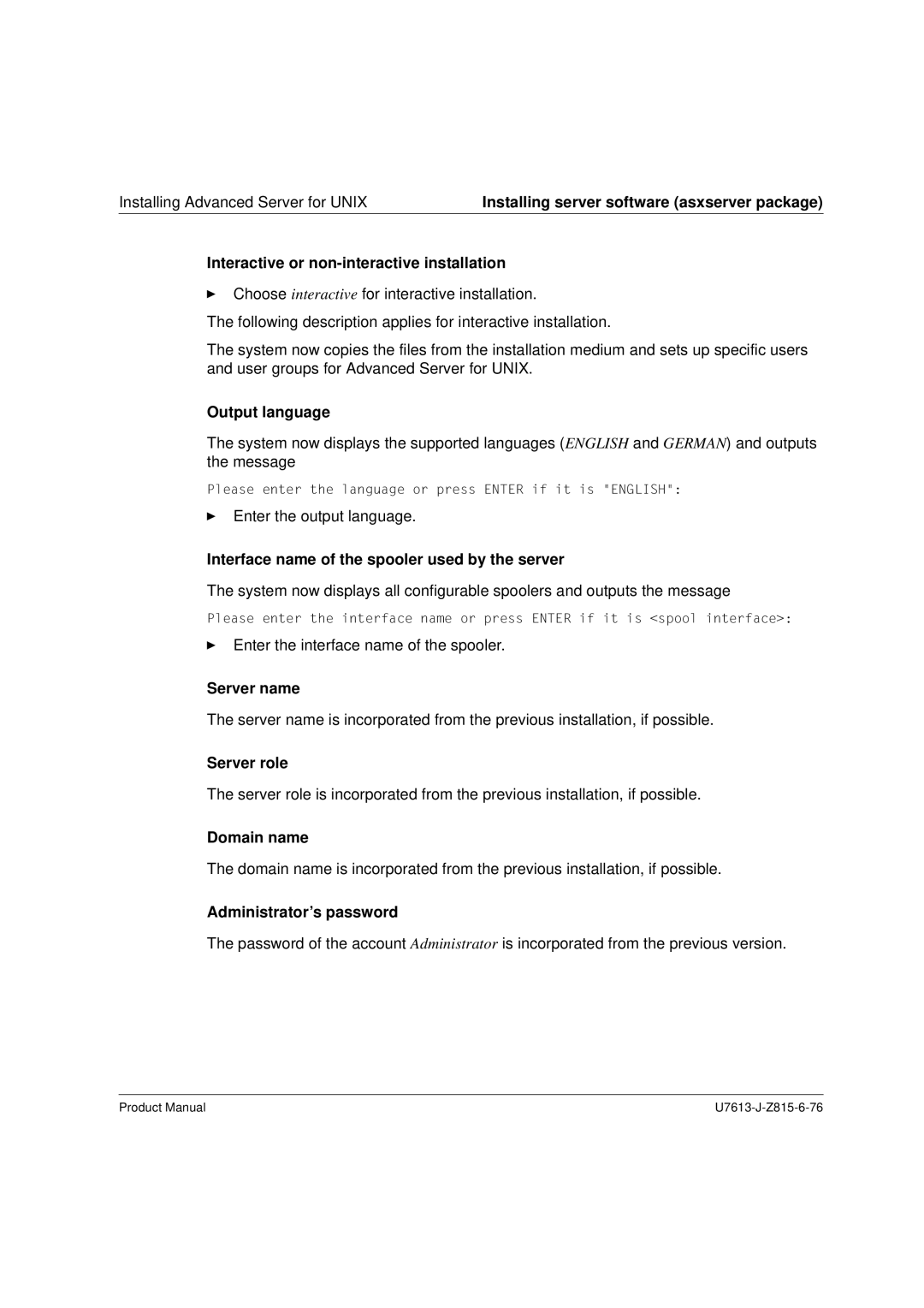 Siemens V4.0 manual Interactive or non-interactive installation 