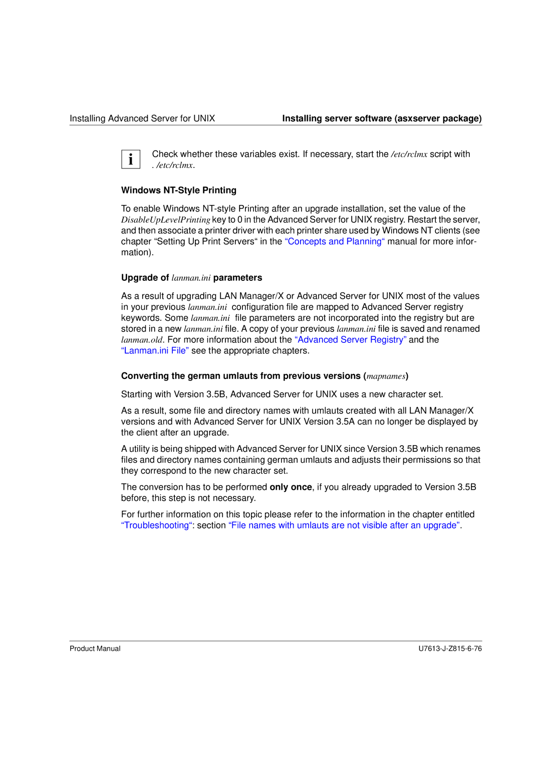 Siemens V4.0 manual Windows NT-Style Printing, Upgrade of lanman.ini parameters 