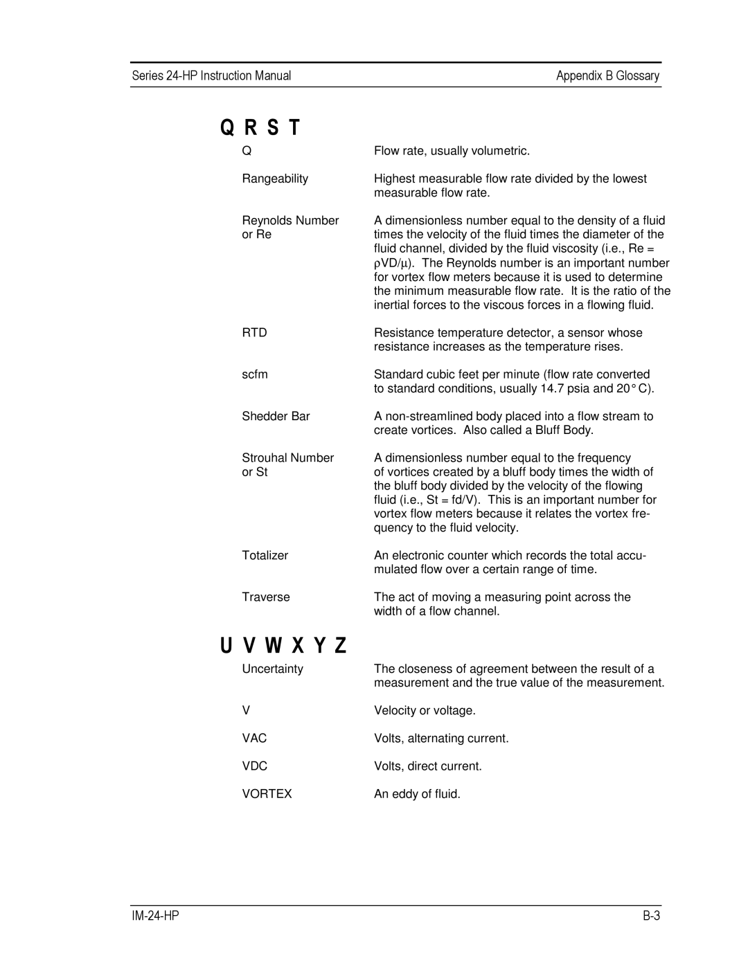 Sierra 240-VTP, 241-VTP instruction manual S T 