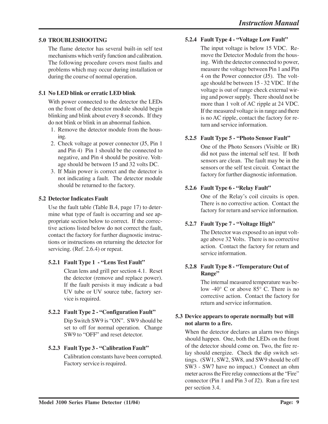 Sierra Monitor Corporation 3100-01 manual Troubleshooting 