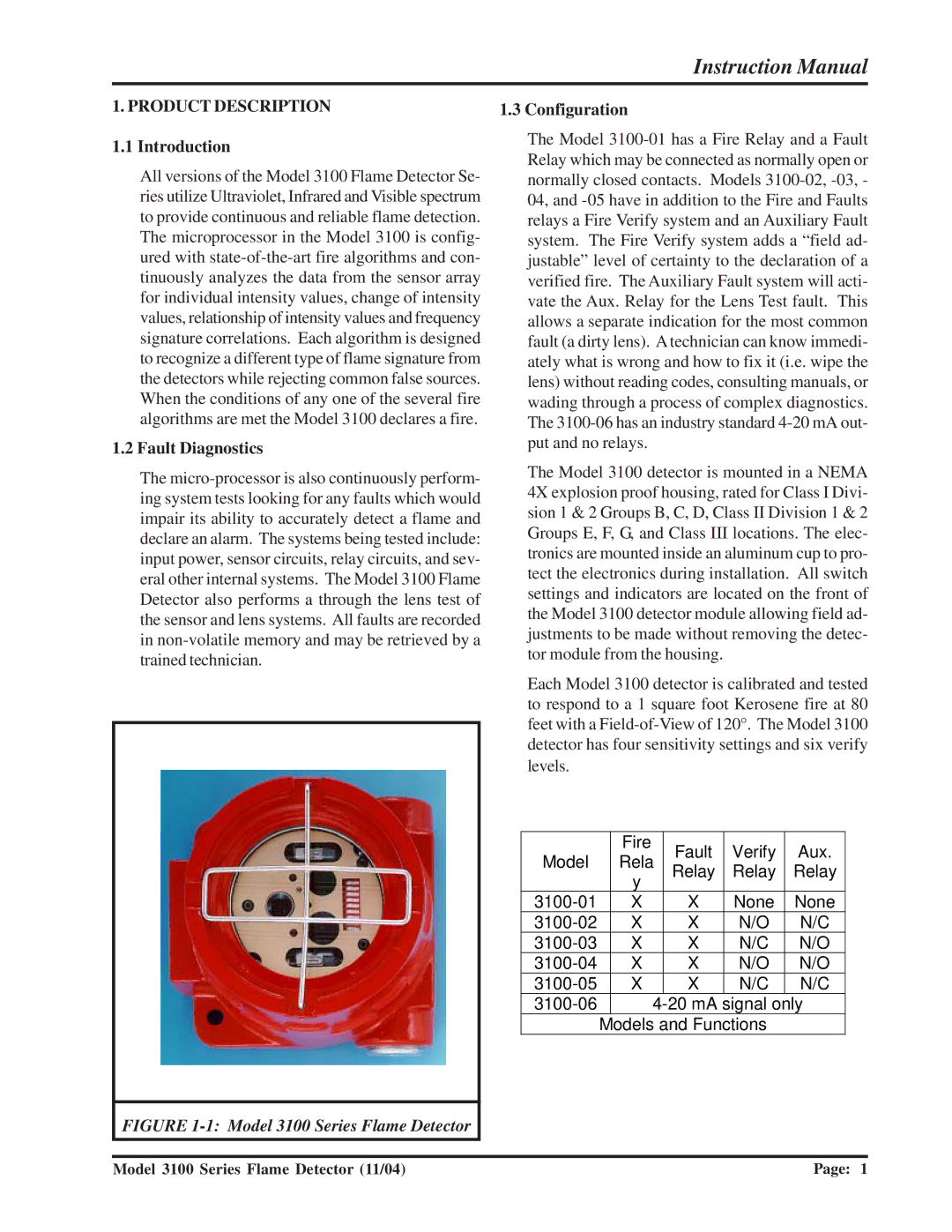 Sierra Monitor Corporation 3100-01 manual Introduction, Fault Diagnostics 