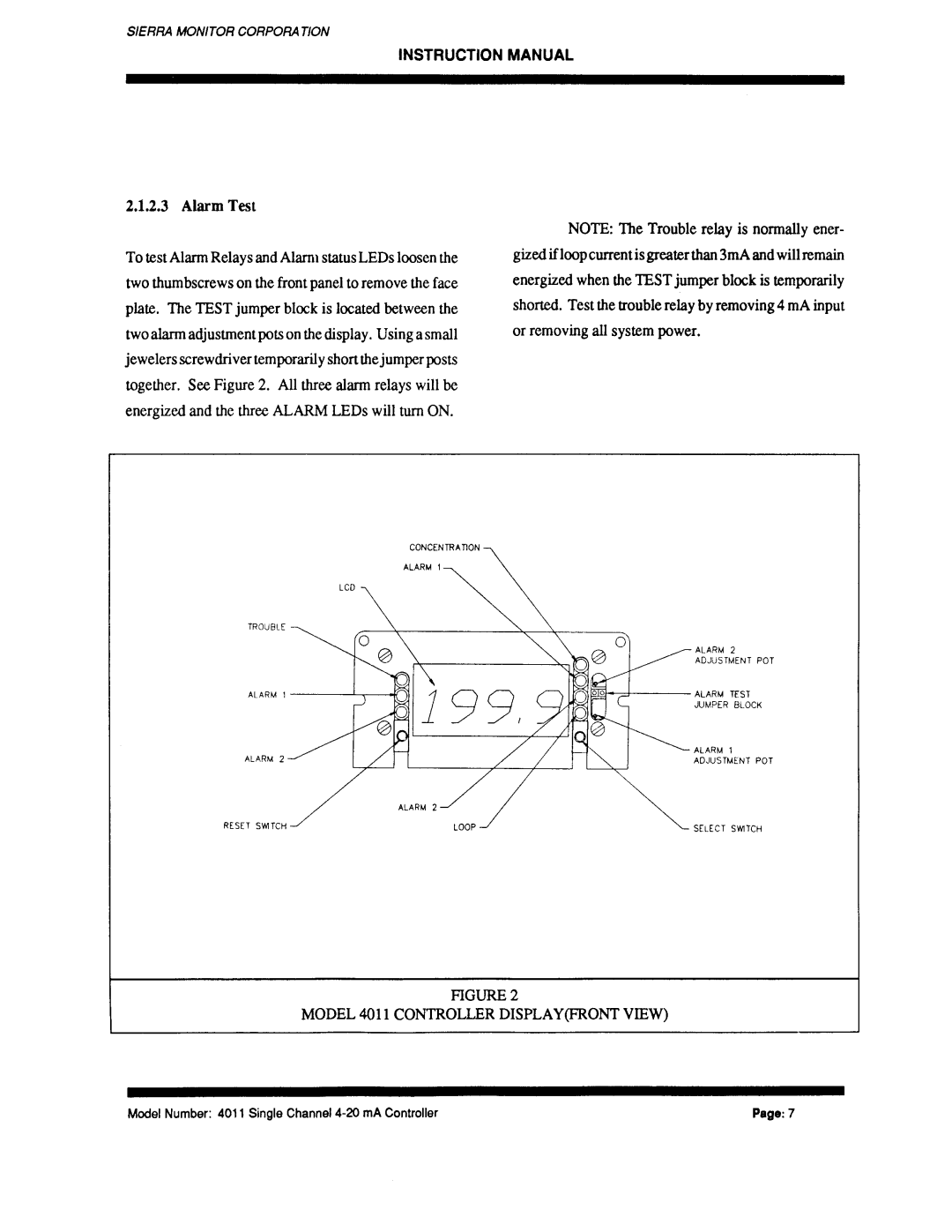 Sierra Monitor Corporation 4011 Series manual 