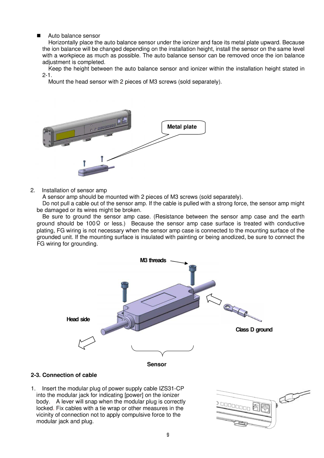 Sierra Monitor Corporation IZS31 operation manual Metal plate 