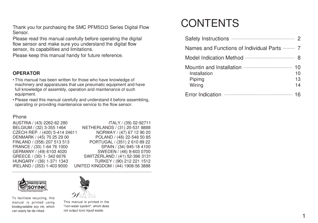 Sierra Monitor Corporation PF5M instruction manual Contents 