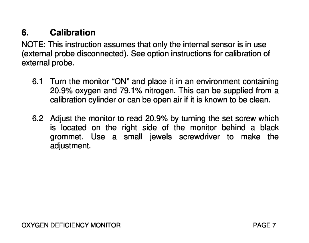 Sierra Monitor Corporation 55, T10008 instruction manual Calibration 