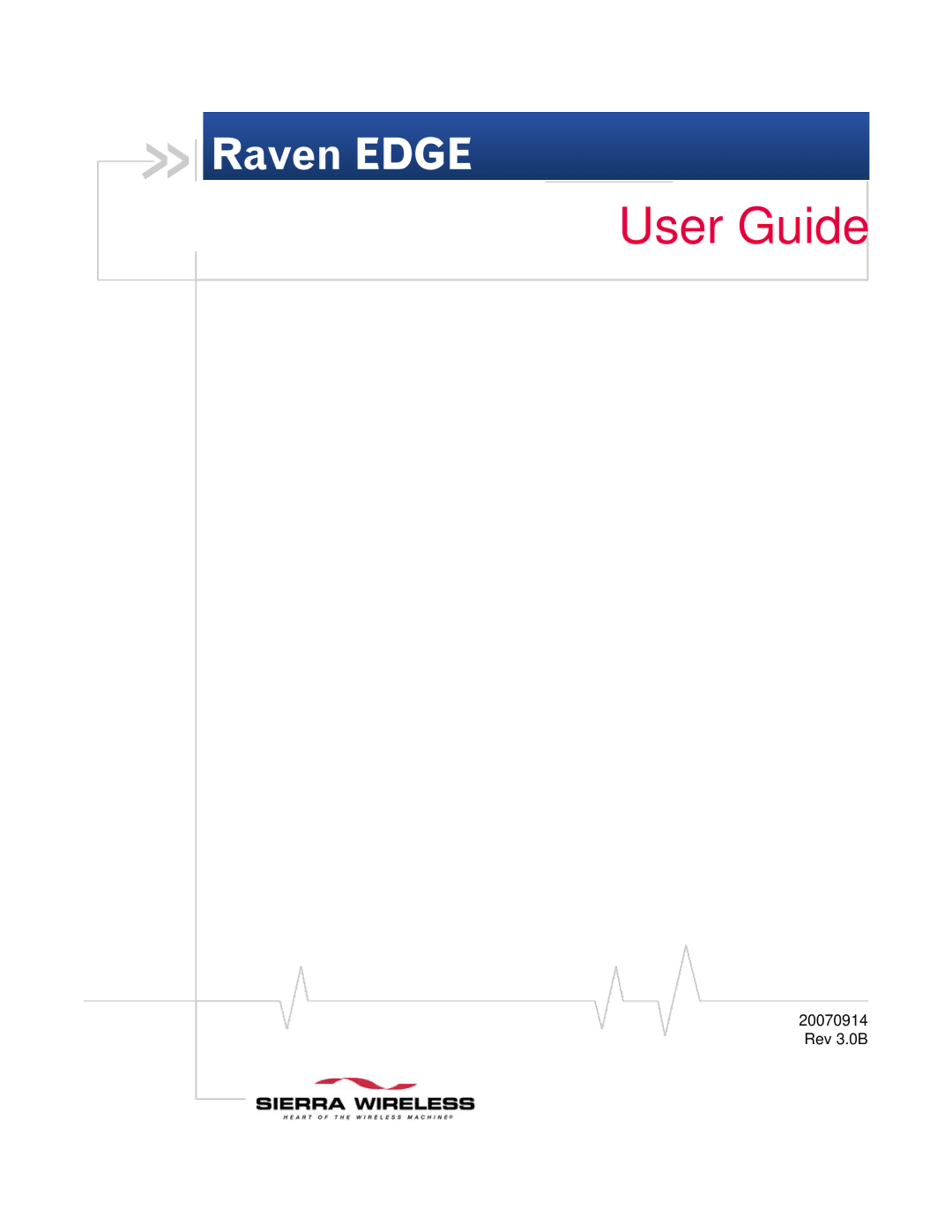 Sierra Raven EDGE manual User Guide 