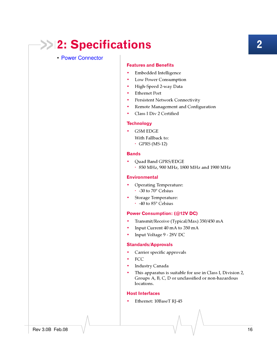 Sierra Raven EDGE manual Specifications 