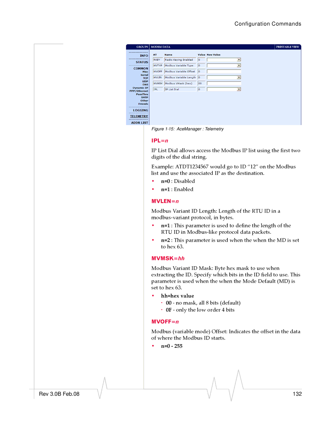 Sierra Wireless 20070914 manual IPL=n, MVLEN=n, MVMSK=hh, Hh=hex value, MVOFF=n 