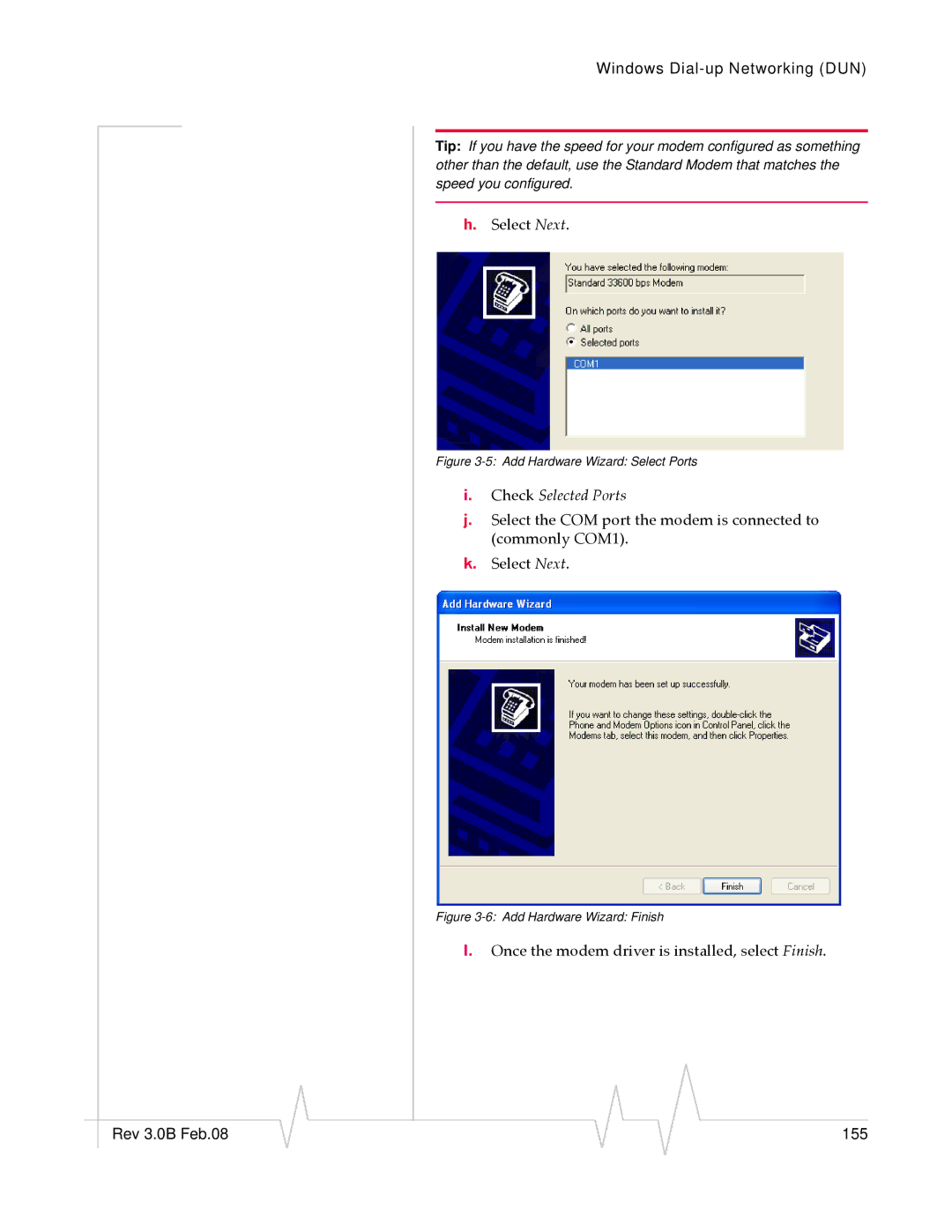 Sierra Wireless 20070914 manual Check Selected Ports 