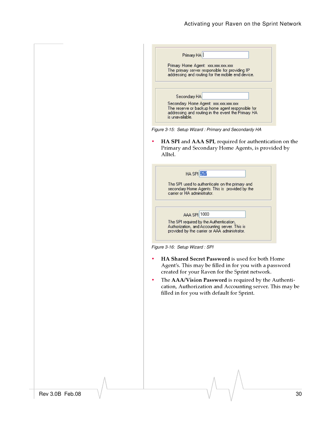 Sierra Wireless 20070914 manual Setup Wizard Primary and Secondardy HA 