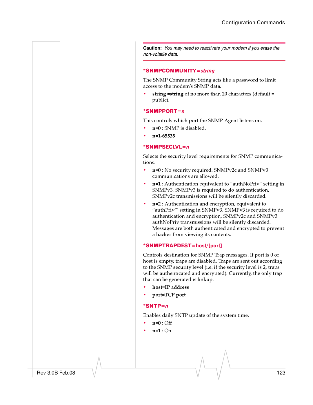 Sierra Wireless 20070914 manual Host=IP address Port=TCP port, =1 On 