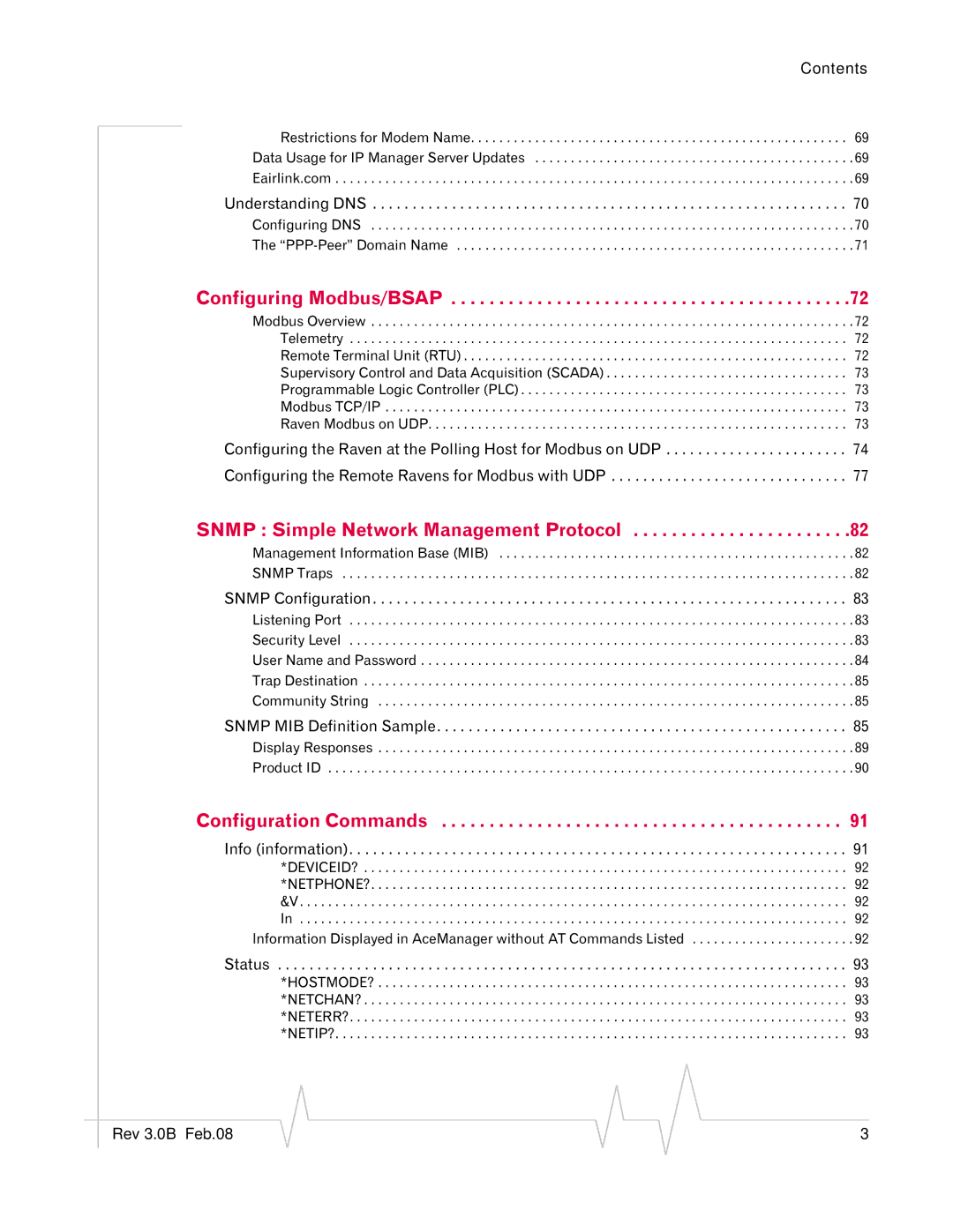 Sierra Wireless 20070914 manual Configuring Modbus/BSAP 