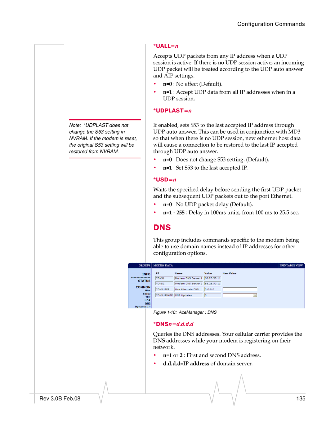 Sierra Wireless 20070914 manual UALL=n, UDPLAST=n, USD=n, D.d=IP address of domain server 