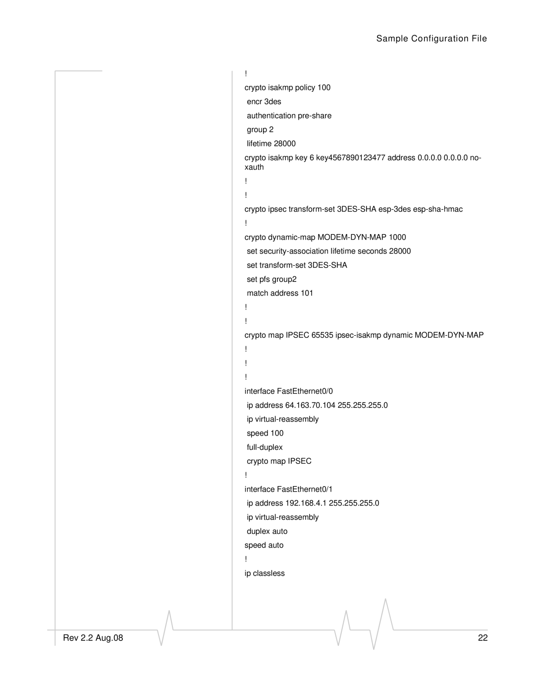 Sierra Wireless 2120028 manual Set pfs group2 match address 