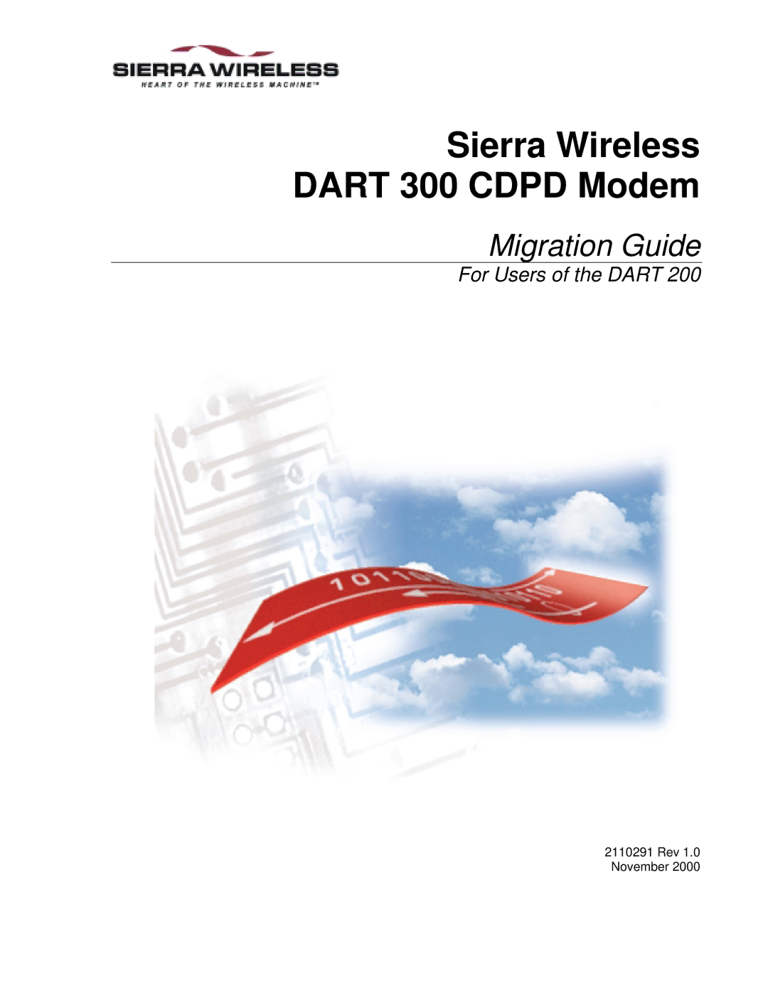 Sierra Wireless manual Sierra Wireless Dart 300 Cdpd Modem 