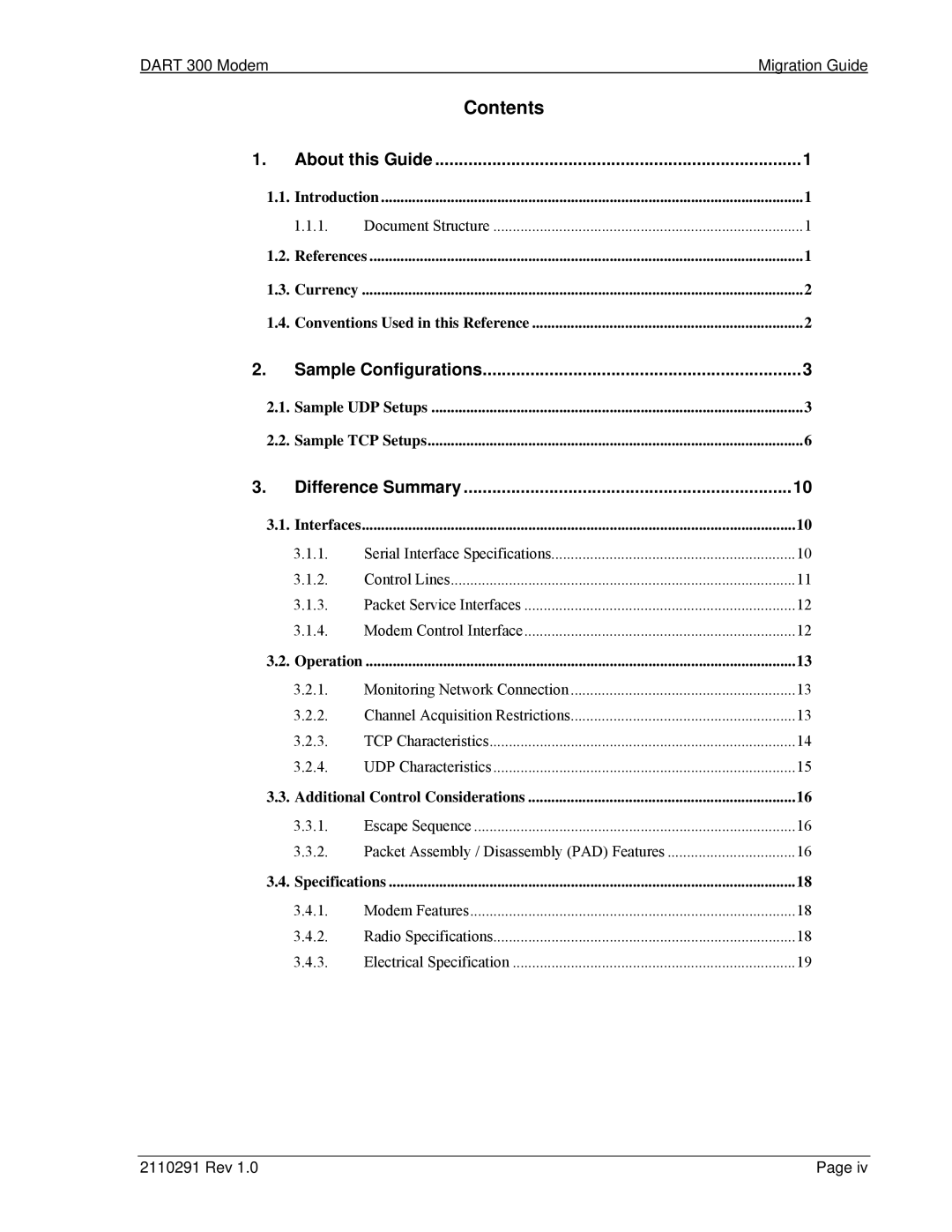 Sierra Wireless 300 manual Contents 