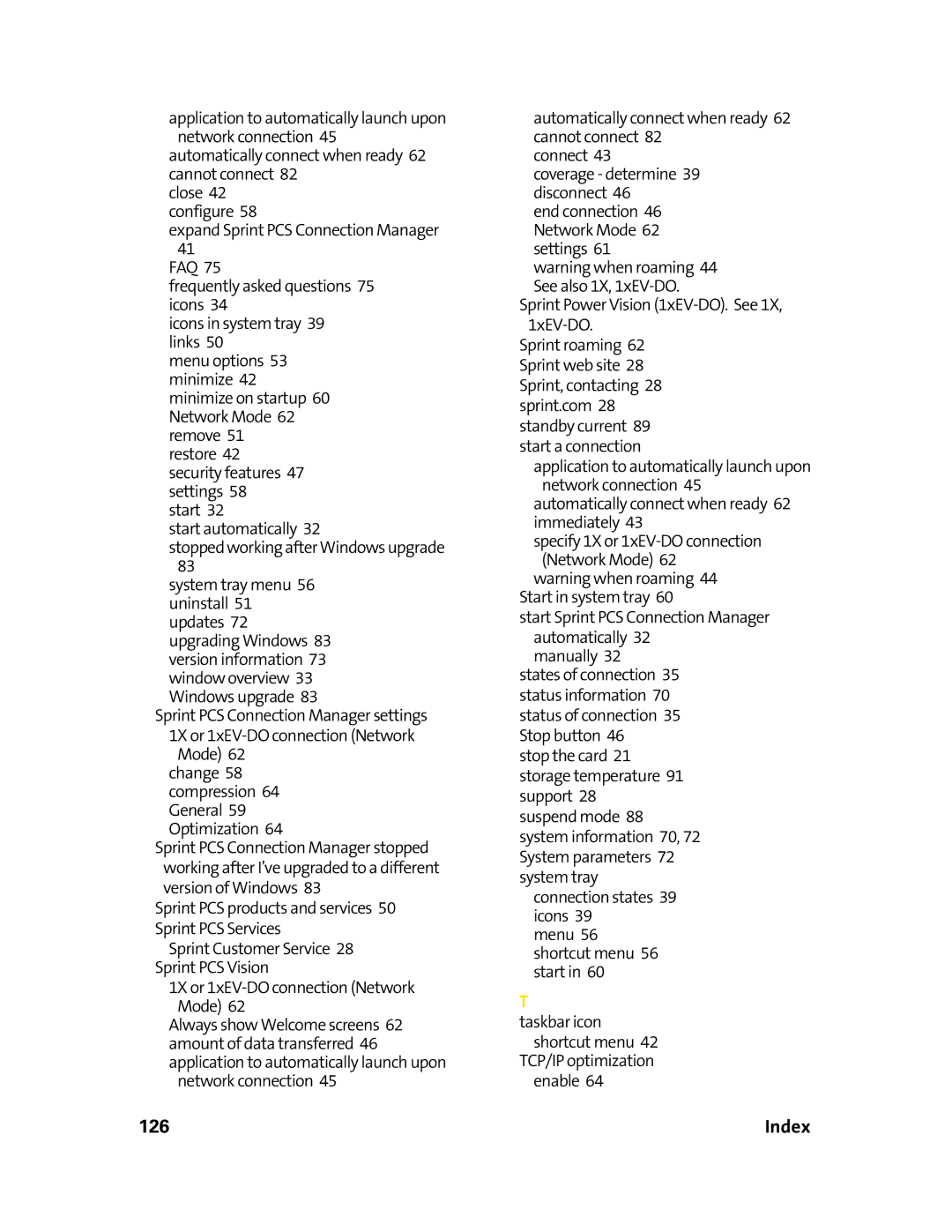 Sierra Wireless 595 manual Index 