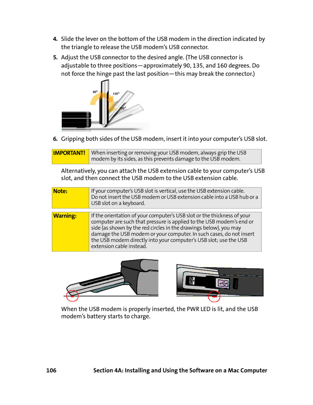 Sierra Wireless 595U manual 106 