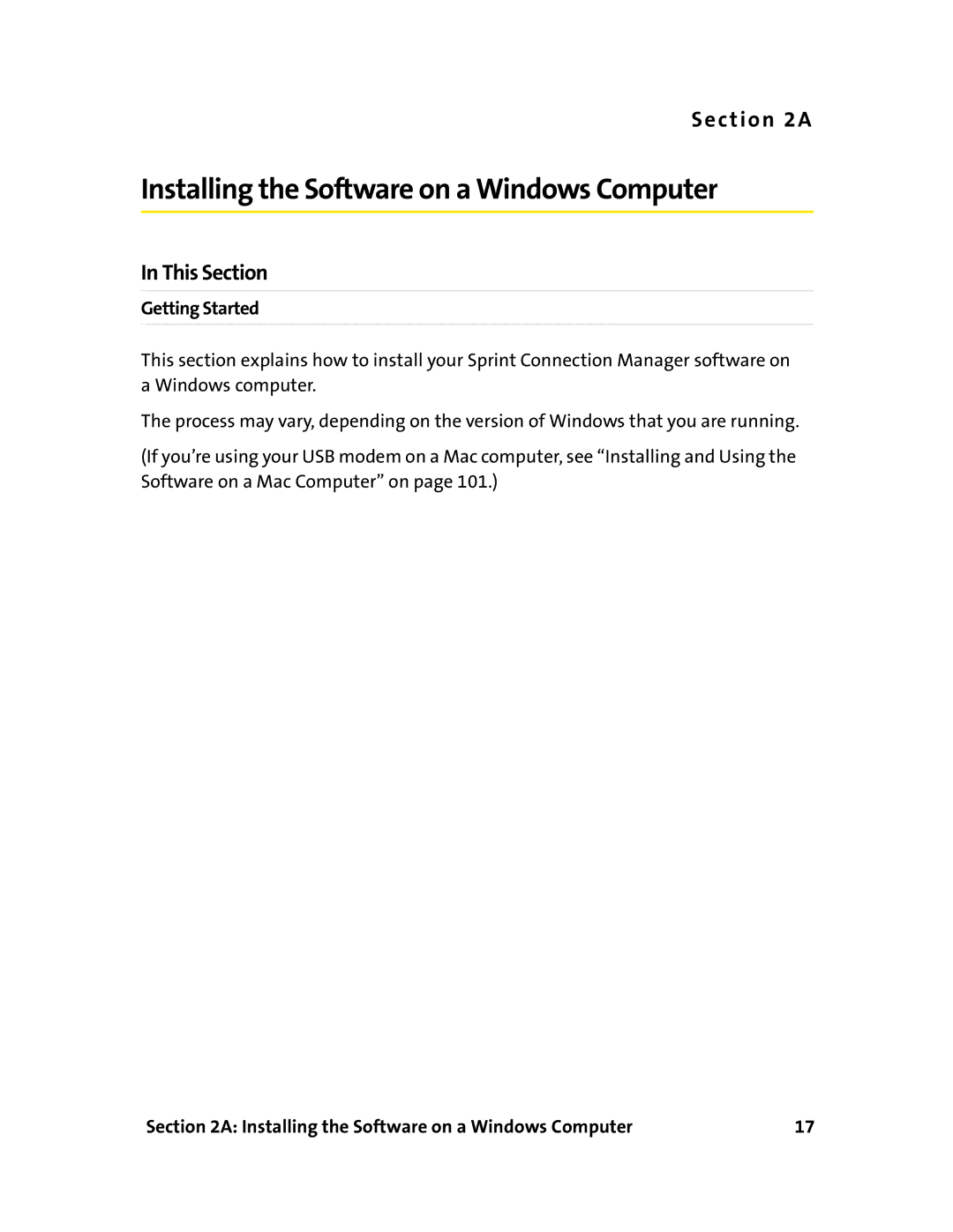 Sierra Wireless 595U manual Installing the Software on a Windows Computer, Getting Started 