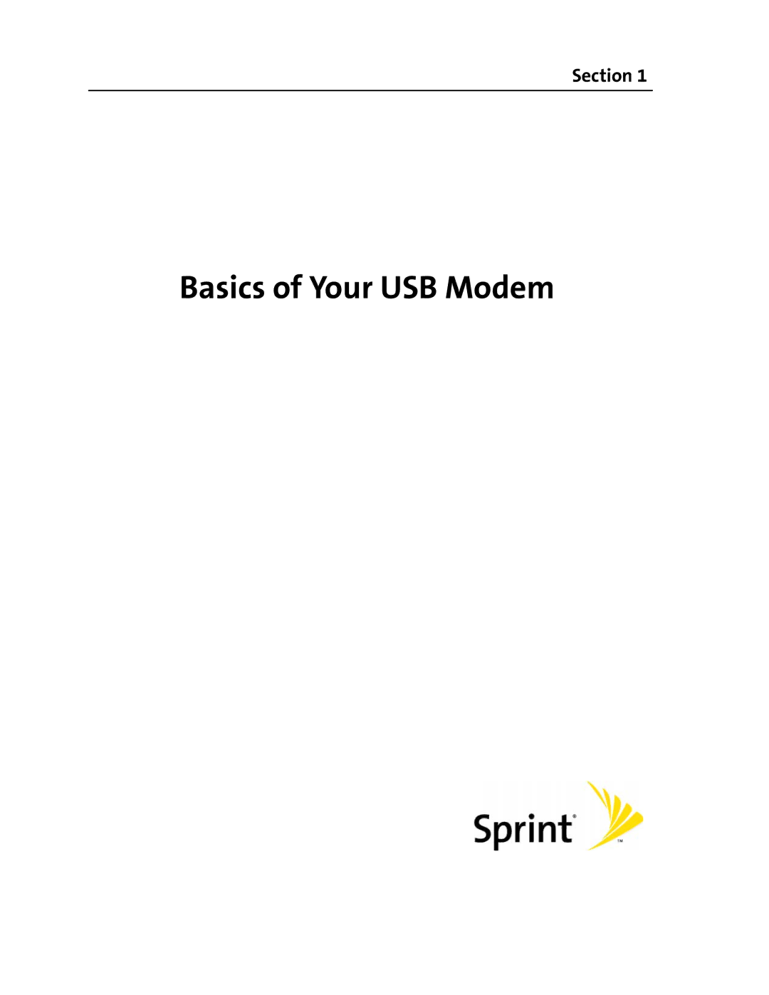 Sierra Wireless 595U manual Basics of Your USB Modem 