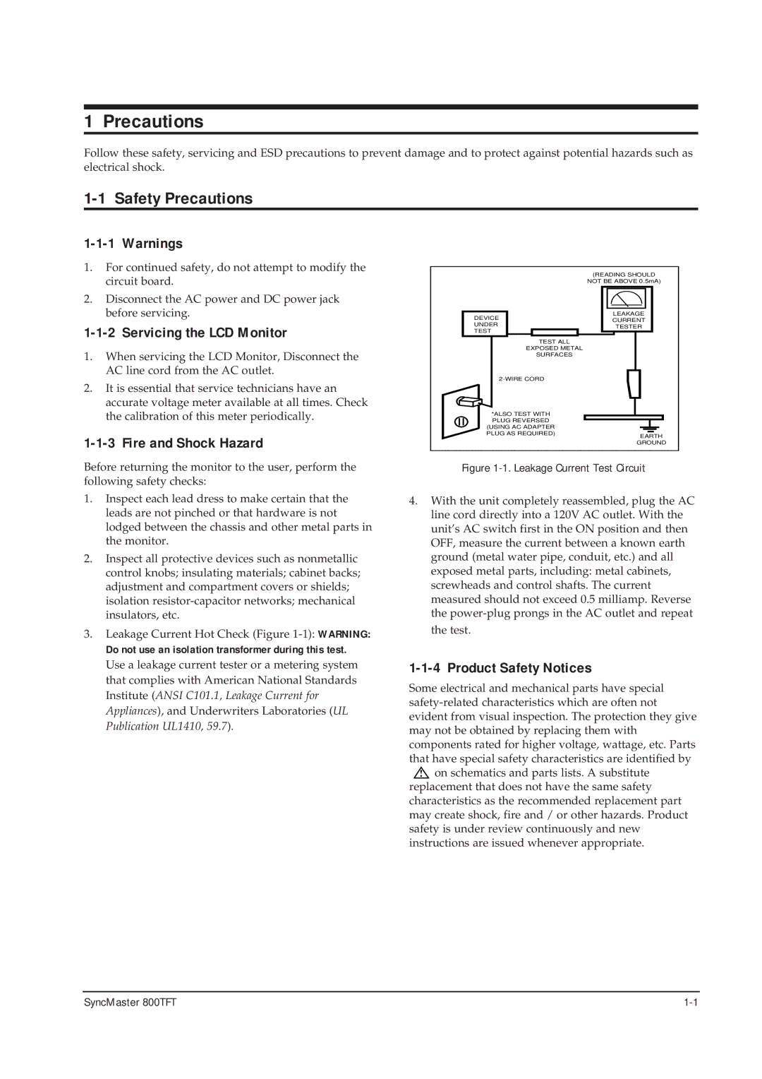 Sierra Wireless 800TFT specifications Safety Precautions 