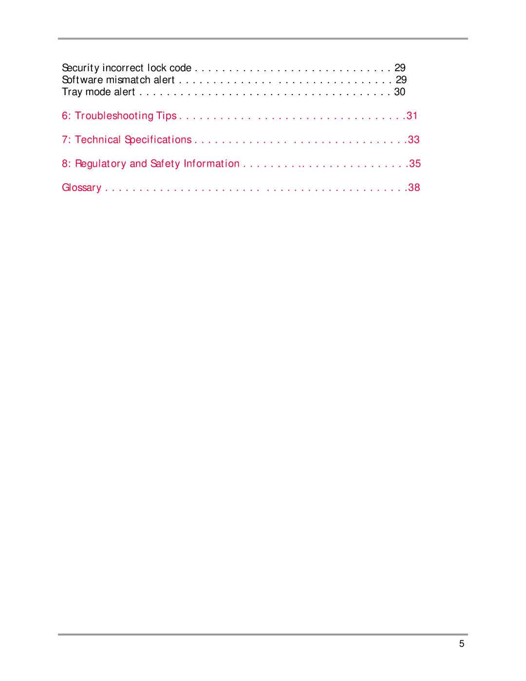 Sierra Wireless AirCard 580 manual Troubleshooting Tips Technical Specifications 