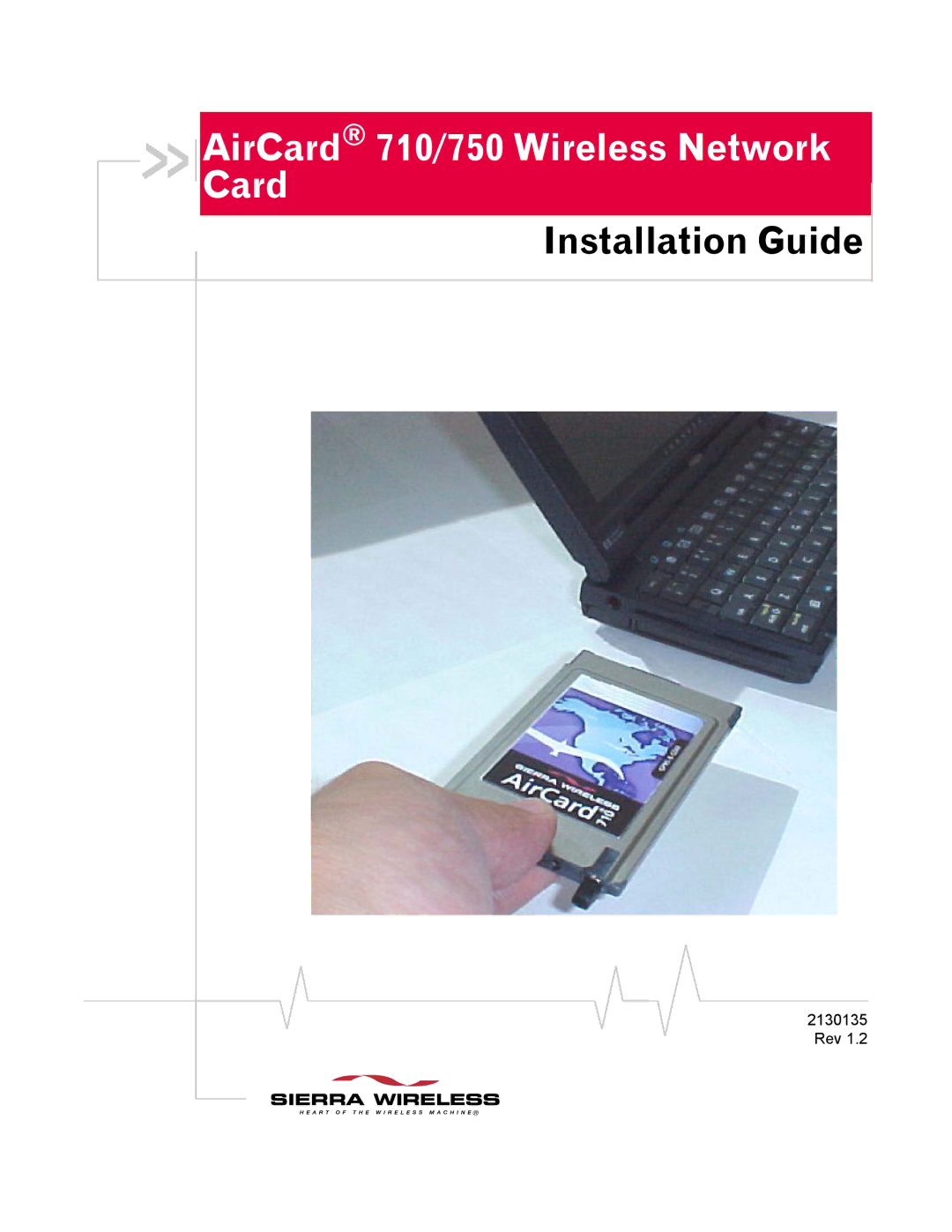 Sierra Wireless AirCard 750 manual AirCard 710/750 Wireless Network Card 