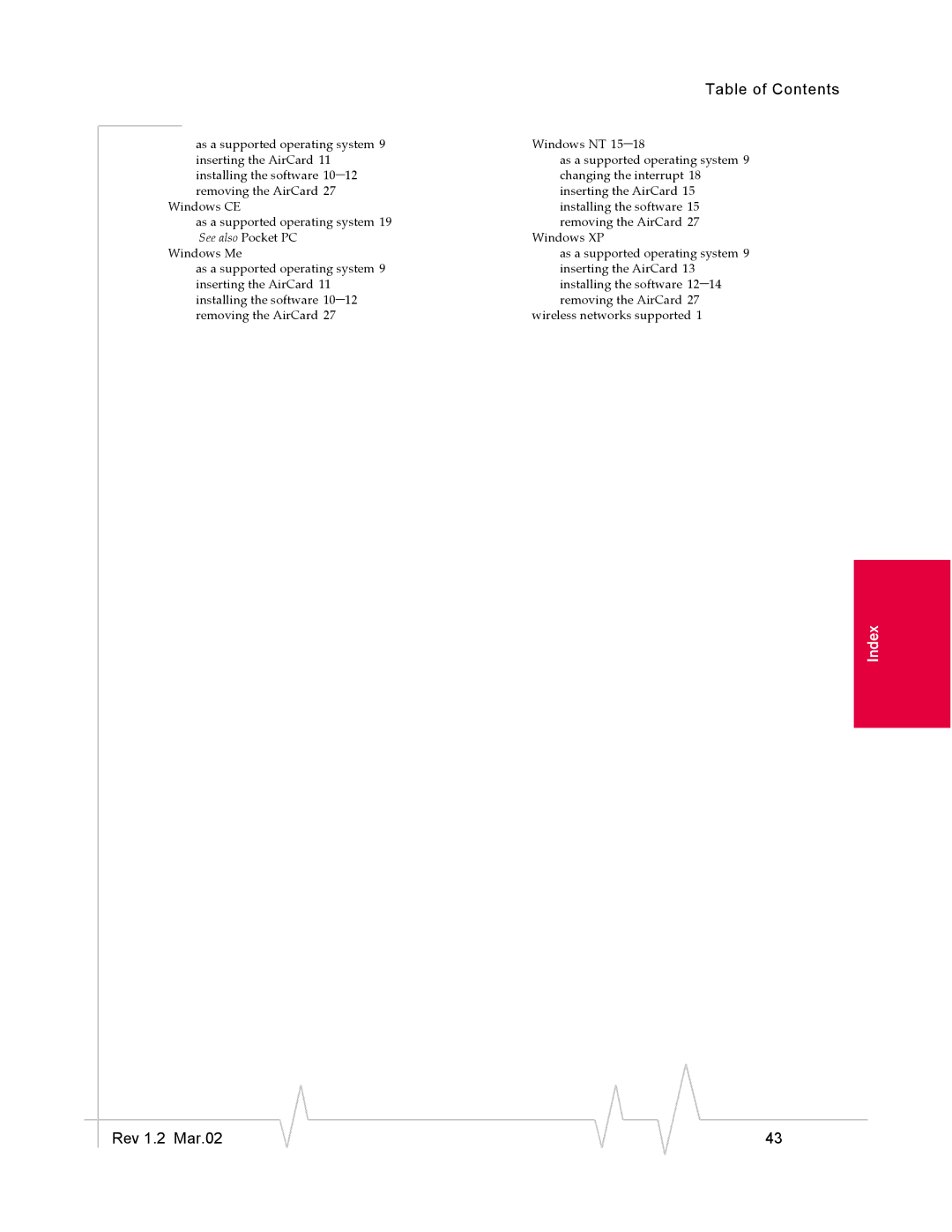 Sierra Wireless AirCard 710, AirCard 750 manual Table of Contents 