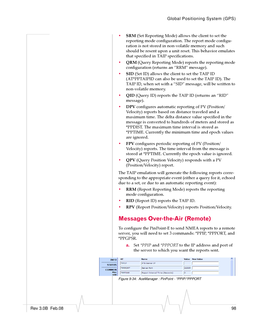 Sierra Wireless EV-DO manual AceManager PinPoint *PPIP/*PPPORT 