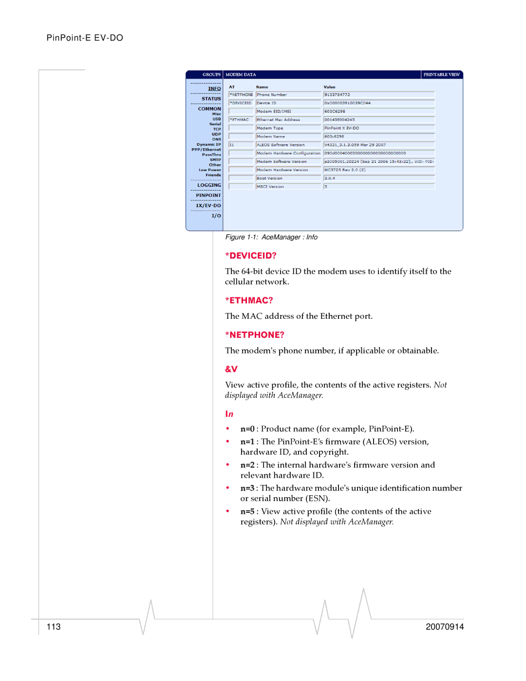 Sierra Wireless EV-DO manual Deviceid? 