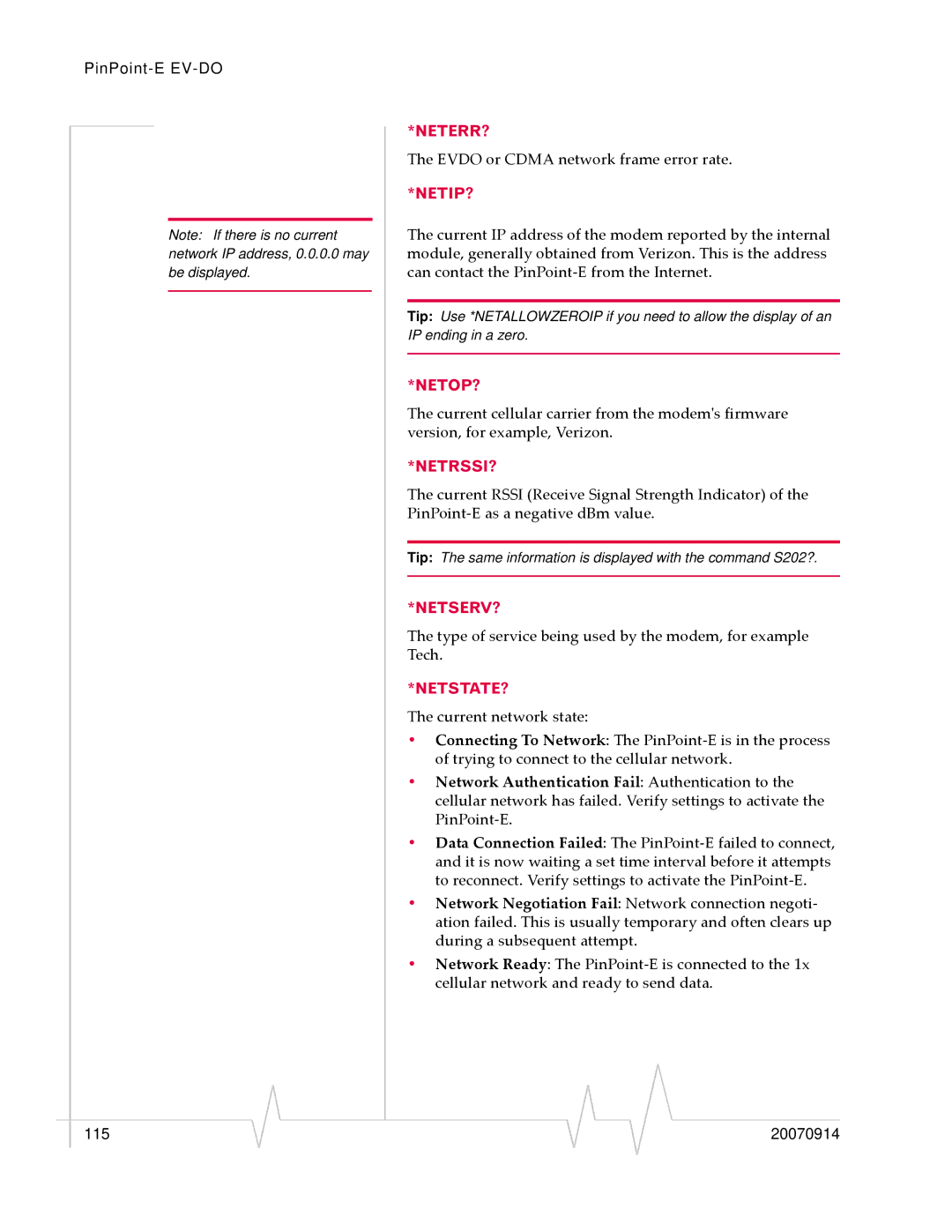 Sierra Wireless EV-DO manual Neterr? 