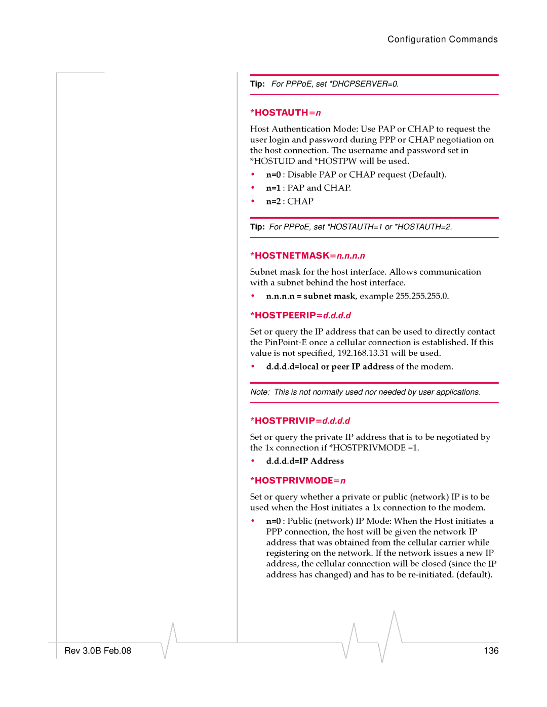 Sierra Wireless EV-DO manual D.d=local or peer IP address of the modem 