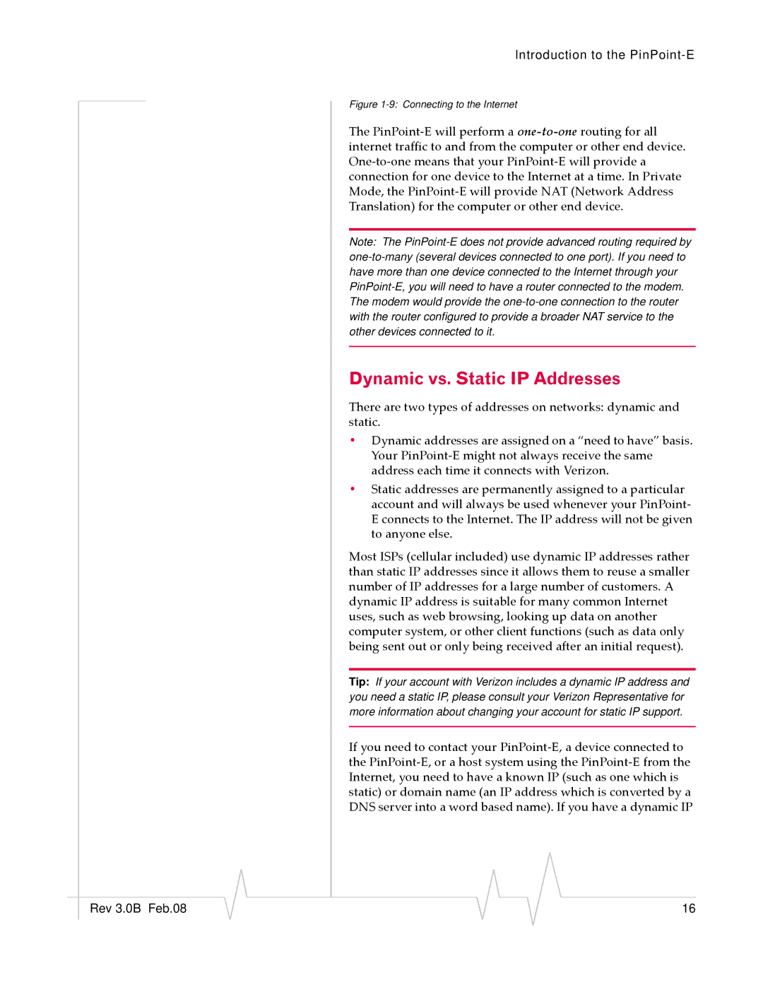 Sierra Wireless EV-DO manual Dynamic vs. Static IP Addresses, Connecting to the Internet 